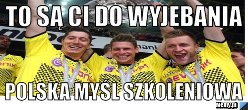 To są ci do wyjebania polska myśl szkoleniowa