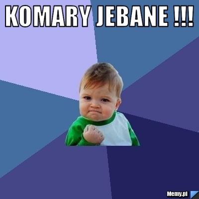 Komary jebane !!! 