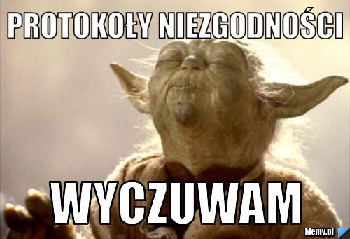 Protokoły niezgodności wyczuwam