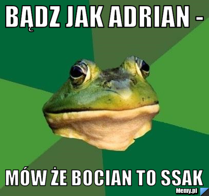 Bądz jak Adrian - Mów że bocian to ssak