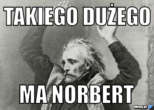 TAKIEGO DUŻEGO MA NORBERT