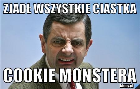 ZJADŁ WSZYSTKIE CIASTKA COOKIE MONSTERA