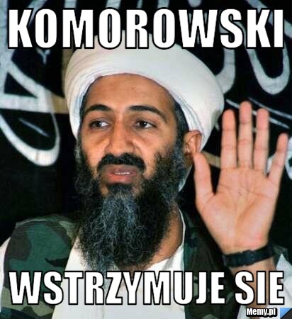 Komorowski wstrzymuje sie