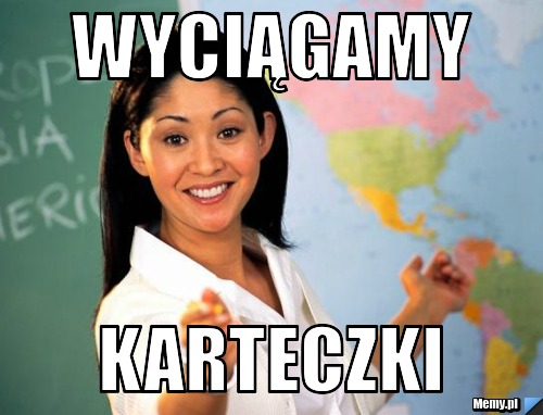 Wyciągamy Karteczki