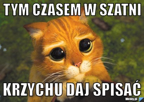 Tym czasem w szatni Krzychu daj spisać 