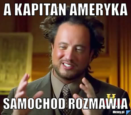 A kapitan ameryka samochod rozmawia