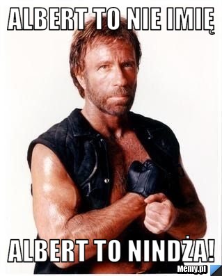 Albert to nie imię Albert to nindża!