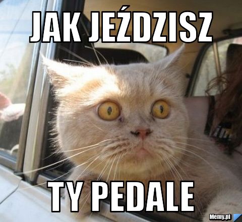Jak jeździsz  ty pedale
