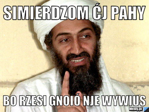 Simierdzom ćj pahy bo rzesi gnoió nje wywius