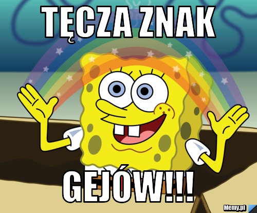Tęcza znak gejów!!!