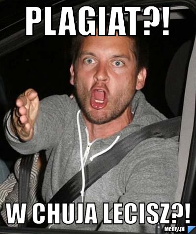 Plagiat?! W chuja lecisz?!