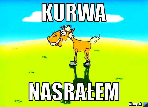 Kurwa  nasrałem