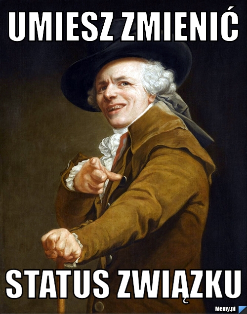 Umiesz zmienić status związku