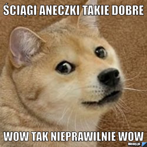 ściągi Aneczki takie dobre WOW tak nieprawilnie wow