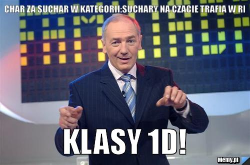 PUCHAR ZA SUCHAR W KATEGORII:SUCHARY NA CZACIE TRAFIA W RĘCE KLASY 1D!