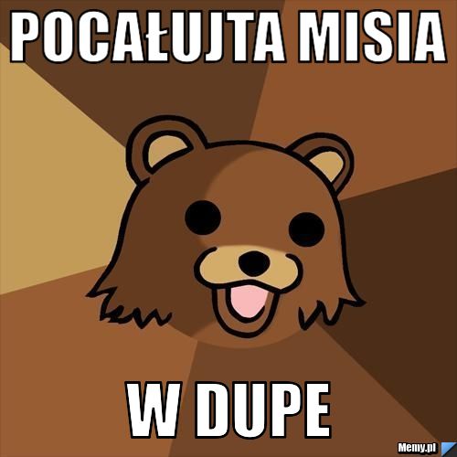 Pocałujta misia W dupe