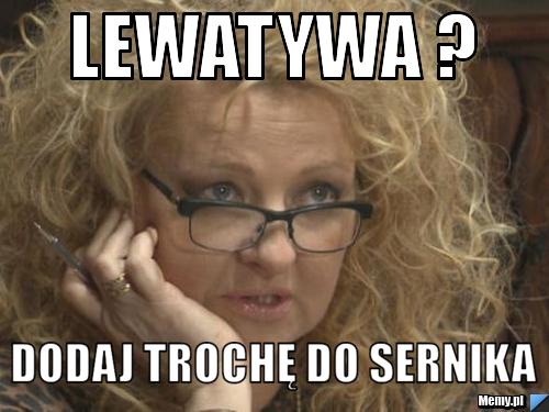 Lewatywa ? dodaj trochę do sernika