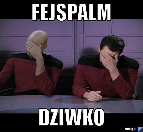 Fejspalm dziwko