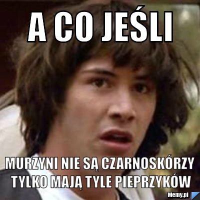 A co jeśli  murzyni nie są czarnoskórzy tylko mają tyle pieprzyków