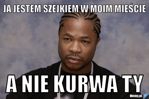 Ja jestem szejkiem w moim mieście  a nie kurwa ty