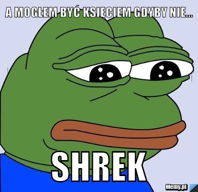 A MOGŁEM BYĆ KSIĘCIEM GDYBY NIE... SHREK
