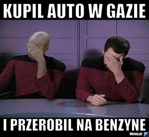 Kupil auto w gazie i przerobil na benzyne
