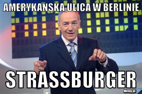 Amerykanska ulica w berlinie strassburger