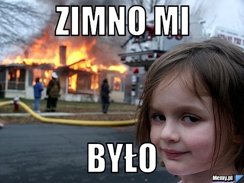 Zimno mi  było