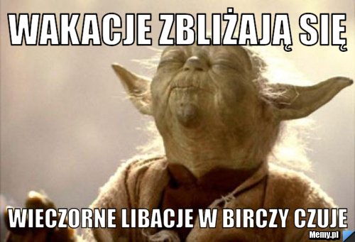 Wakacje zbliżają się wieczorne libacje w birczy czuje 