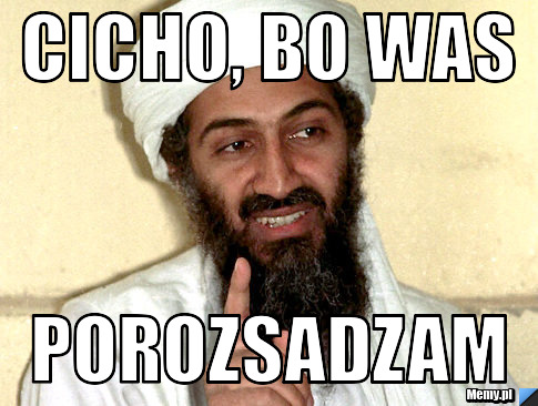 Cicho, bo was porozsadzam