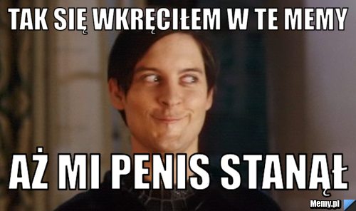 Tak się wkręciłem w te memy Aż mi penis stanął