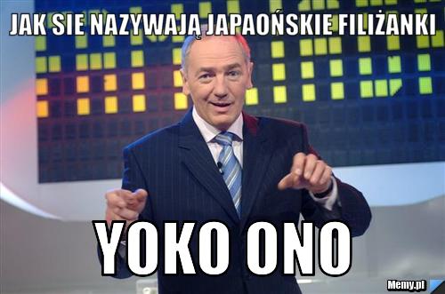 Jak sie nazywają japaońskie filiżanki yoko ono