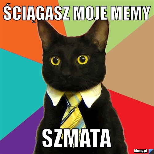 ściągasz moje memy  SZMATA