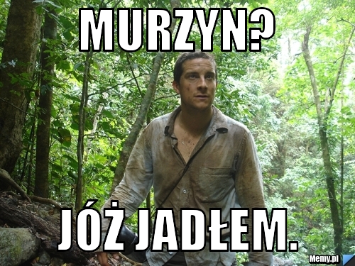 Murzyn? Jóż jadłem.