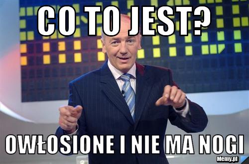 Co to jest? Owłosione i nie ma nogi