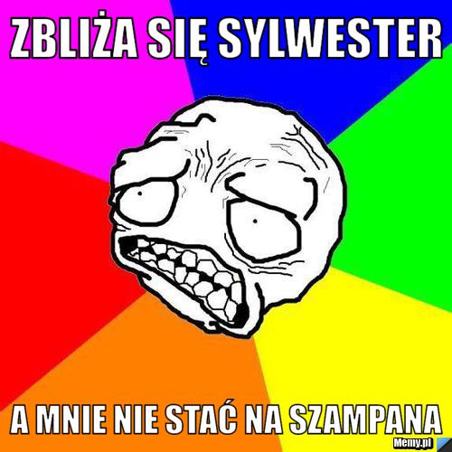 Zbliża się sylwester a mnie nie stać na szampana