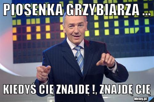 Piosenka grzybiarza ... kiedyś cię znajdę !, znajdę cię