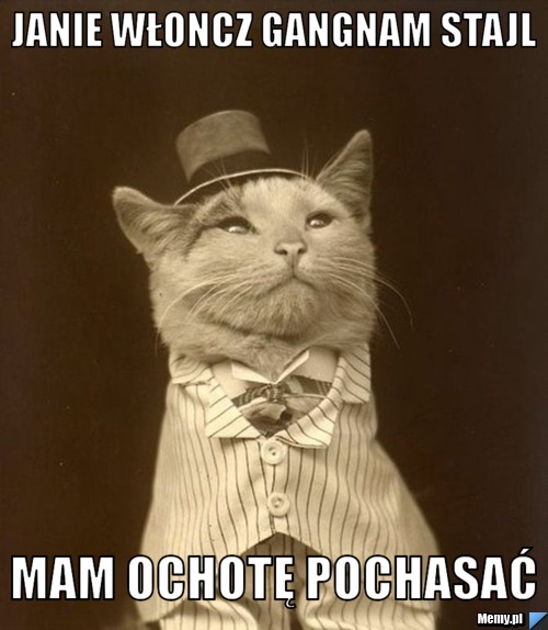 Janie włoncz gangnam stajl mam ochotę pochasać