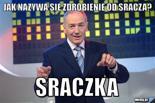 Jak nazywa się zdrobienie od sracza? SRACZKA
