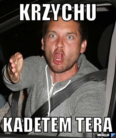 Krzychu   kadetem tera