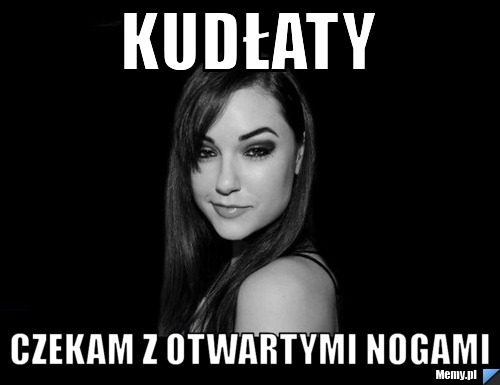 Kudłaty czekam z otwartymi nogami