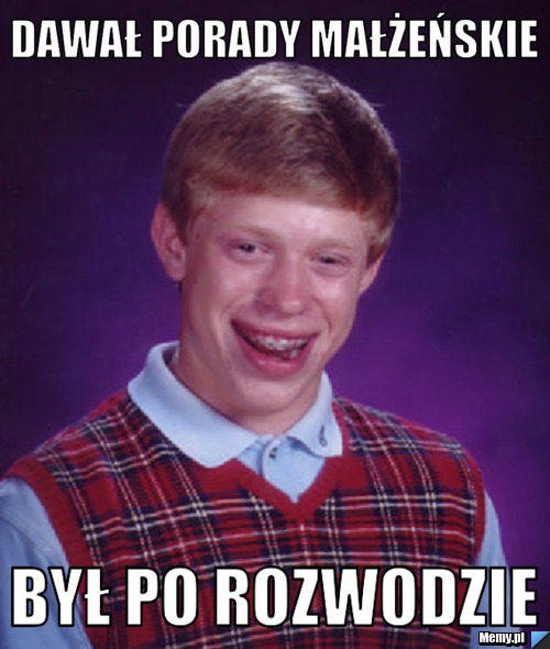 Dawał porady małżeńskie był po rozwodzie
