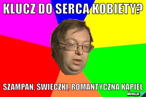 Klucz do serca kobiety? szampan, świeczki, romantyczna kąpiel