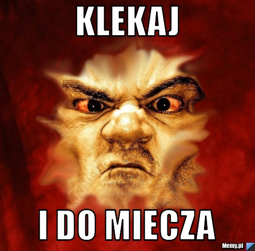 Klekaj i do miecza