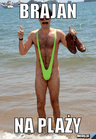Brajan na plaży