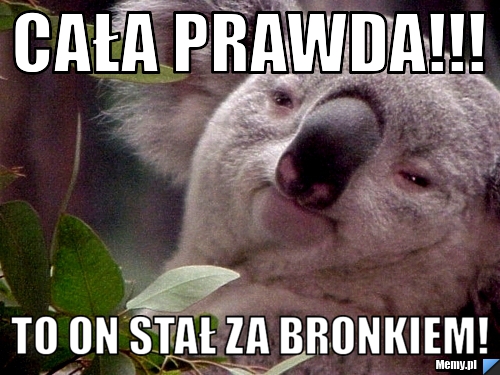 Cała prawda!!! to on stał za bronkiem!