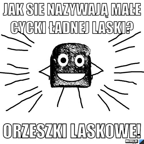  Jak sie nazywają małe cycki ładnej laski? orzeszki laskowe!
