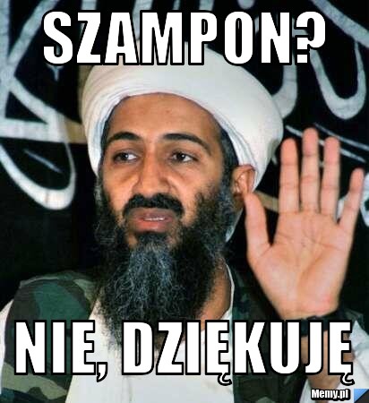 Szampon? nie, dziękuję