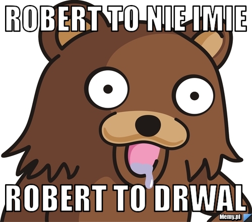ROBERT TO NIE IMIE ROBERT TO DRWAL 