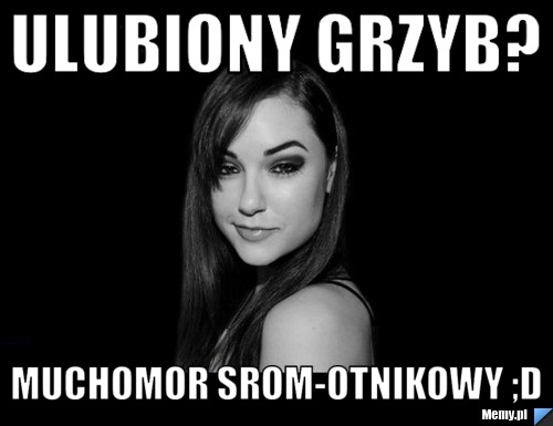 Ulubiony grzyb? Muchomor Srom-otnikowy ;D